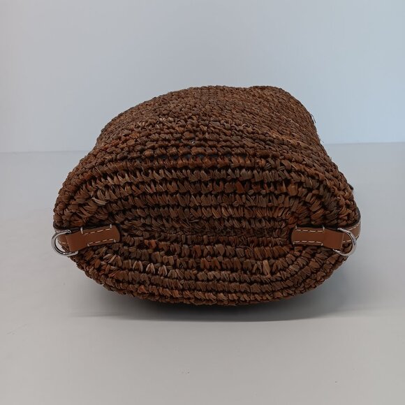 Proenza Schouler White Label Raffia Spring Bucket Bag - Honey - Picture 13 of 16